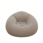 Inflatable Outdoor Lounge Chair Durable Polypropylene Air Pump Foldable Quick-Inflate Comfortable Seat for Patios Beaches Travel