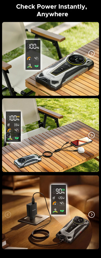World Premiere DOOGEE V Max 2 Pro 5G Rugged Phone 6.78" FHD+ IPS 120Hz Display 48GB+1TB 22000mAh 200MP 120W Smartphon Android 16