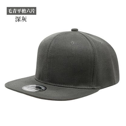 Custom Logo Snapback Caps Men Hip Hop Male Bone Baseball Cap Unisex Solid Color Cotton Adjustable Rock Band Flat Hats Visor Hat