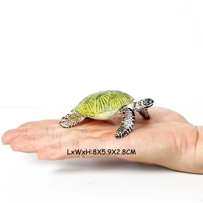 Simulation Chinese Softshell Leatherback Sea Turtle Snapping Turtles Tortoise Ocean Animal Model Education Toy Figures For Kids