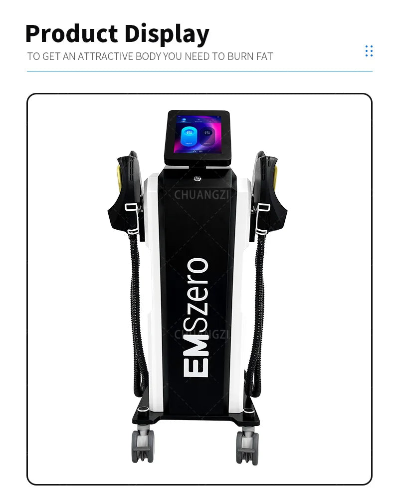 Emszero Neo Body Sculpt Machine 6500w 200hz Professional EMS Hiemt Shape rf Electrostimulation Devices 5 handles for Salon Spa