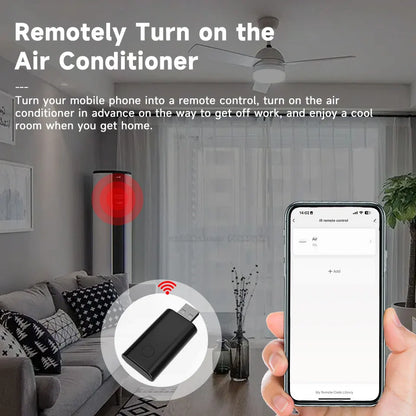 Smart WiFi IR Remote Control USB Mini Universal Infrared Controller Compatible with Alexa Google Assistant Tuya Smart Home