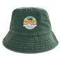 "AUSTRALIA" Kangaroo Printed Bucket Hat Trendy Simple Summer Hip Hop Fishing Hat For Gifts Unisex Outdoor Accessory Travel Hat