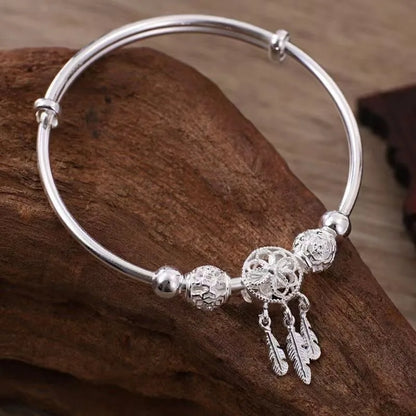 Stainless Steel Teardrop Shaped Bangle For Women Simple Chunky Gold Silver Color Adjustable Cuff Open Bracelet Fashion Jewelry