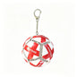 Soccer Ball Fidget Button Keychain Clicky Stress Relief Toy 3D Soccer Football Sport Ball for Men Women Car Key Handbag Gift