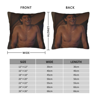 Garrett & Hannah Pillow Cover Off Campus Fashion Pillow Case For Sofa Home Decoration Square Pillowcases Gift Idea