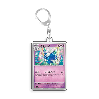 Keychain For Pokemon Duskull Cynthia Popplio Acrylic Homemade Cartoon Anime Backpack Pendant Decoration Collection Fans Gift 5cm