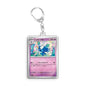 Keychain For Pokemon Duskull Cynthia Popplio Acrylic Homemade Cartoon Anime Backpack Pendant Decoration Collection Fans Gift 5cm