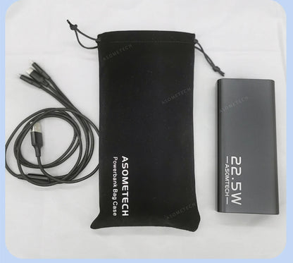 Power Bank Case Bag Carring Pouch Drawstring Bag Travel Portable Protective Storage Bag For Power Bank Mobile Phone Accessories
