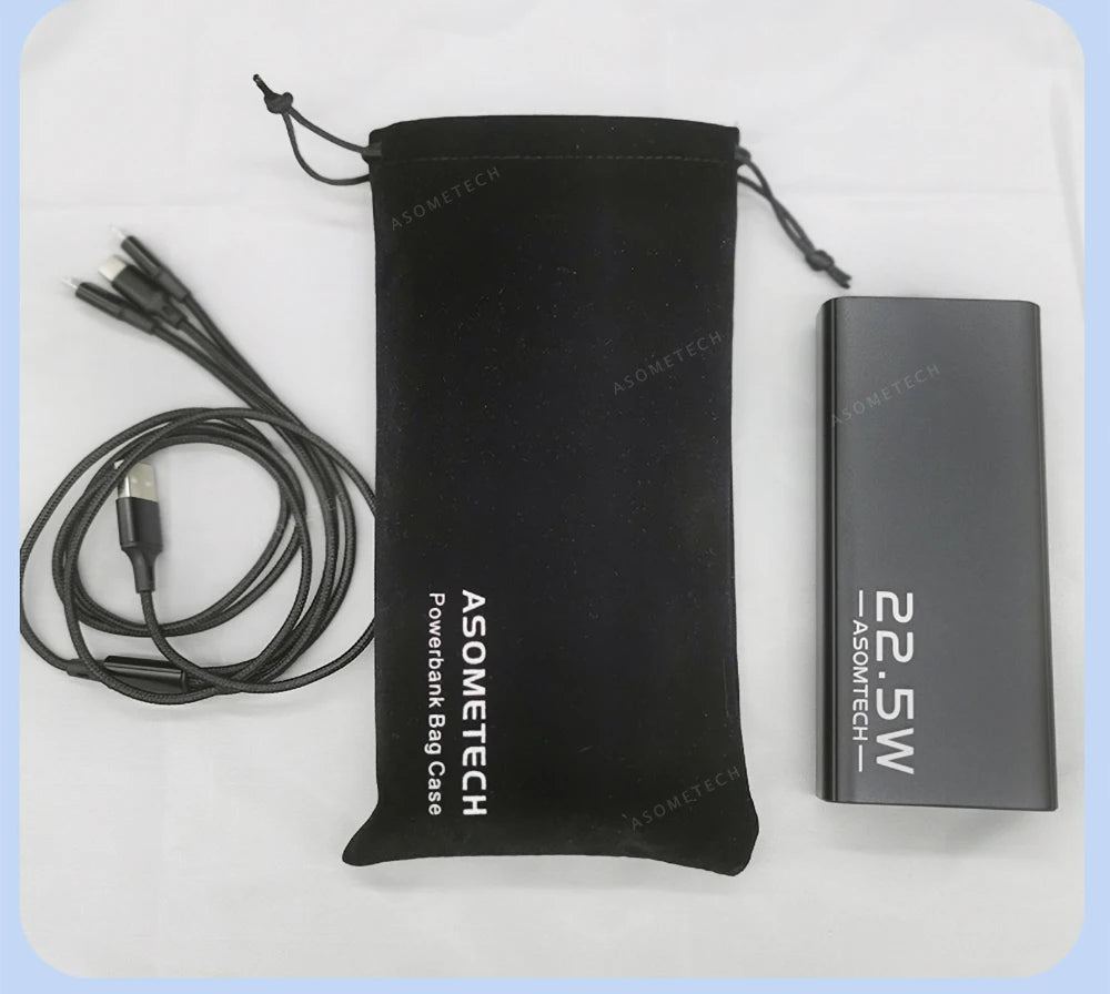 Power Bank Case Bag Carring Pouch Drawstring Bag Travel Portable Protective Storage Bag For Power Bank Mobile Phone Accessories