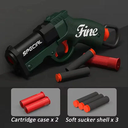 Mini S686 Rifle Shell Ejection Toy Gun Soft Bullet Manually Loaded Outdoor Sports CS Shooting Game for Adult Boys Gift