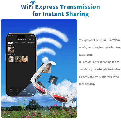 2026 New AI Smart Glasees With 800W Camera Video Recording AI Photo Recognition Bluetooth Call Translation Voice Sunglasses Man