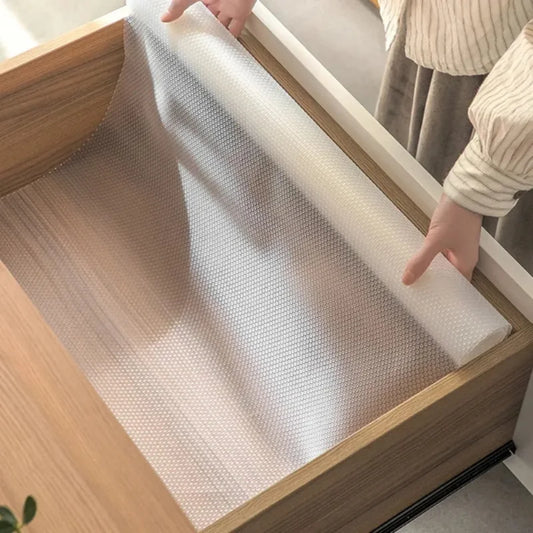 Drawer Liner Moisture Proof Cabinet Mat Waterproof Oil-proof Sticker Kitchen Cupboard Wardrobe Countertop Anti-mold Anti-dirt