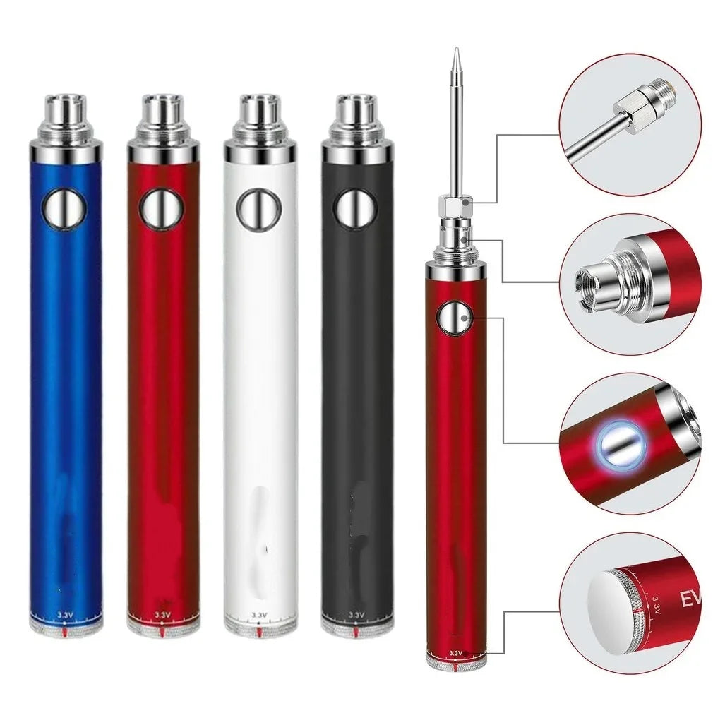 1pcs 650amh DIY twist 510 thread  battery ,electric soldering  Welding Heating Tool Pen Cookies Electric Soldering Iron