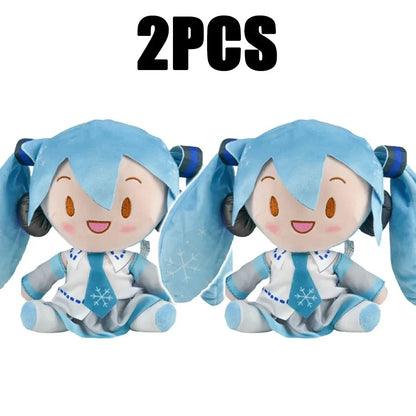 2026 NEW 20cm Japanese Anime Plush Stuffed Toy Hatsune Miku Plush Doll Soft Pillow Future Doll Cute Christmas Gift For Children