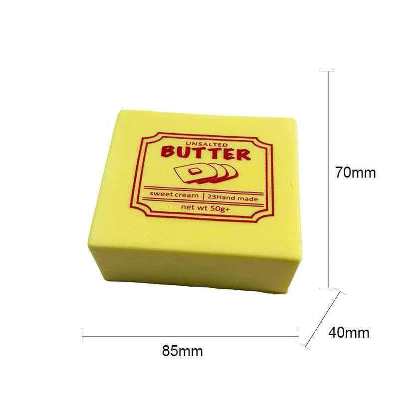 New Butter Stick Fidget Toys Squishy Elastic Cheese Stick Funny Decompression Stress Anxiety Relief Game Squeeze Prank Toy