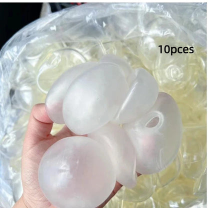 Dumpling Stress Ball Shell DIY Kit 1/5/10Pcs Stress Relief Toy Home Travel Decor For All Ages