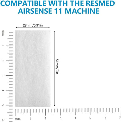 CPAP Filters for ResMed AirSense 11 Machine Premium Disposable Replacement Filter Standard Ultra Fine Filters for CPAP Machines
