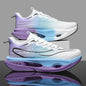 New Men's Carbon Plate Sneakers Outdoor Soft Sole Mesh Sports Shoes Running Shoes Light Anti-Slip Casual Couple Tennis Shoes