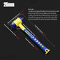 25-45mm Double-sided Rubber Mounting Hammer Detachable Hammerhead for Tile Flooring Door Window Crafts Jewelry Camping Hand Tool