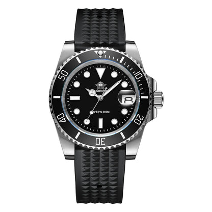 ADDIESDIVE MY-H3-2 Men's Dive Quartz Watch 41mm Fashion Stainless Steel Wristwatch 200M Calendar Display Luminous Watches ForMen