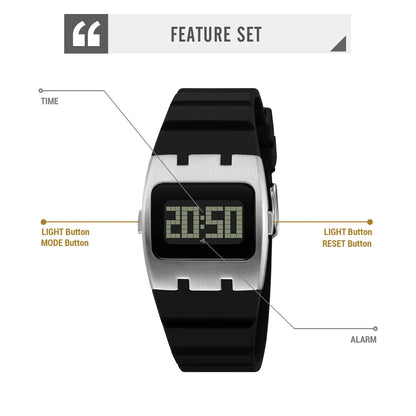 SKMEI Creative Stopwatch Waterproof Electronics Watches Sports Digital Wristwatches For Men Women Alarm Date Watch Reloj Hombre