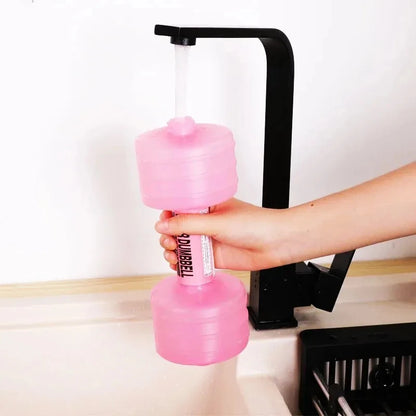 1kg Weight Loss Water Dumbbell Adjustable Gym Exercise Equipment Home Fitness Gym for Fitness Aquatic Barbell Gym Weight Loss