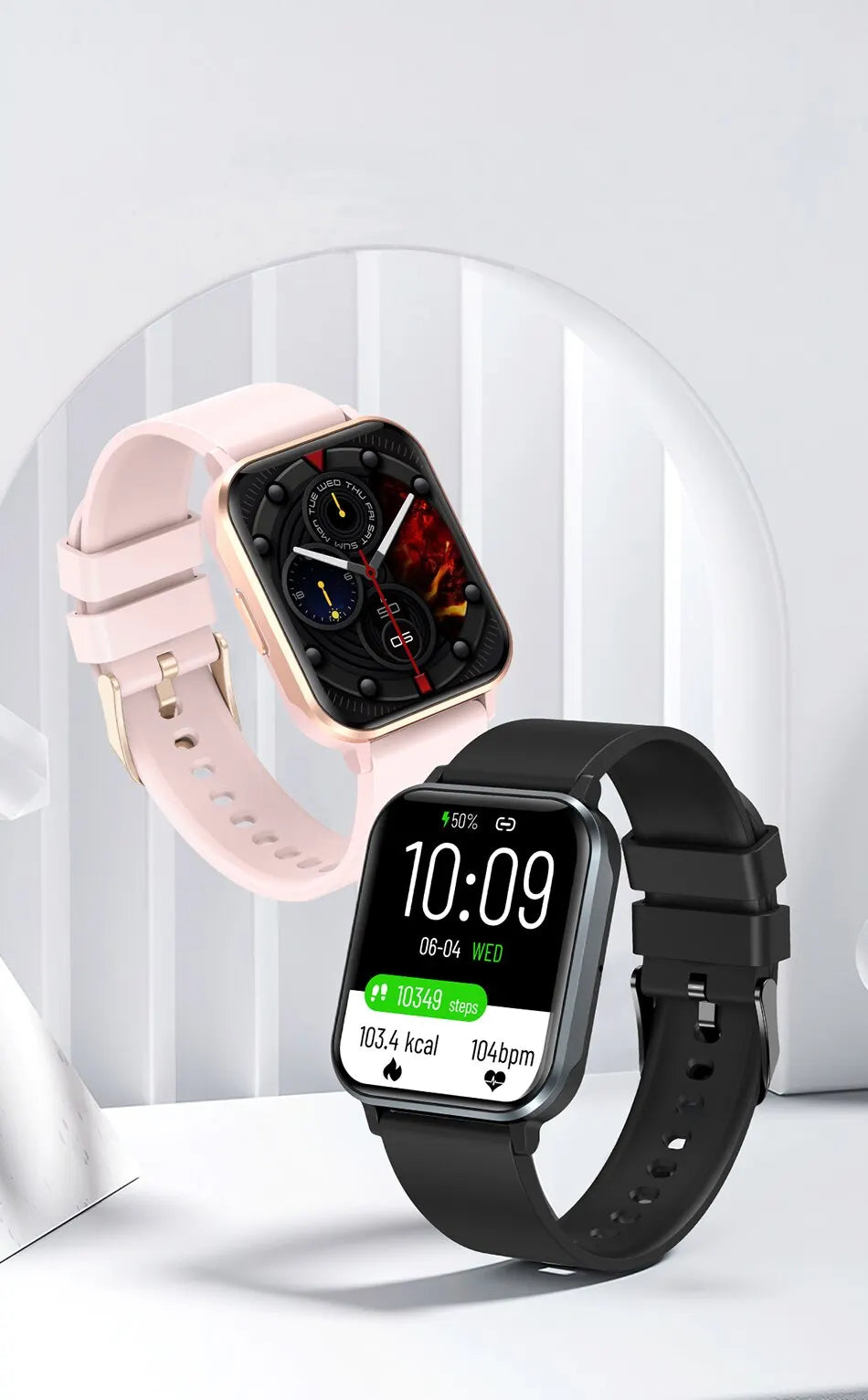 LIGE Women Smart Watch I68 Waterproof Bluetooth Call Watch for Women Smartwatch Ladies Sport Fitness Tracker Watches Men Watch