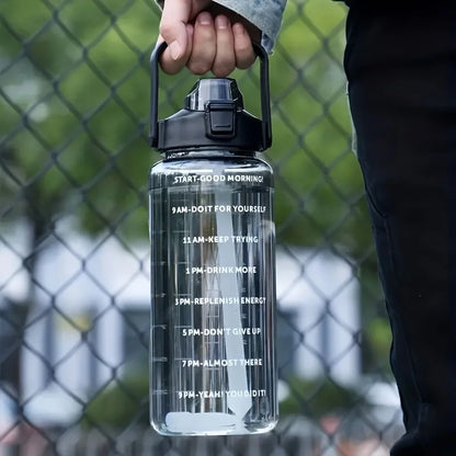 1 Piece, 64OZ (Approx. 2000ml)Large Outdoor Straw Water Cup, 1pc | Great for Hiking, Cycling, Birthday & Holiday Gifts