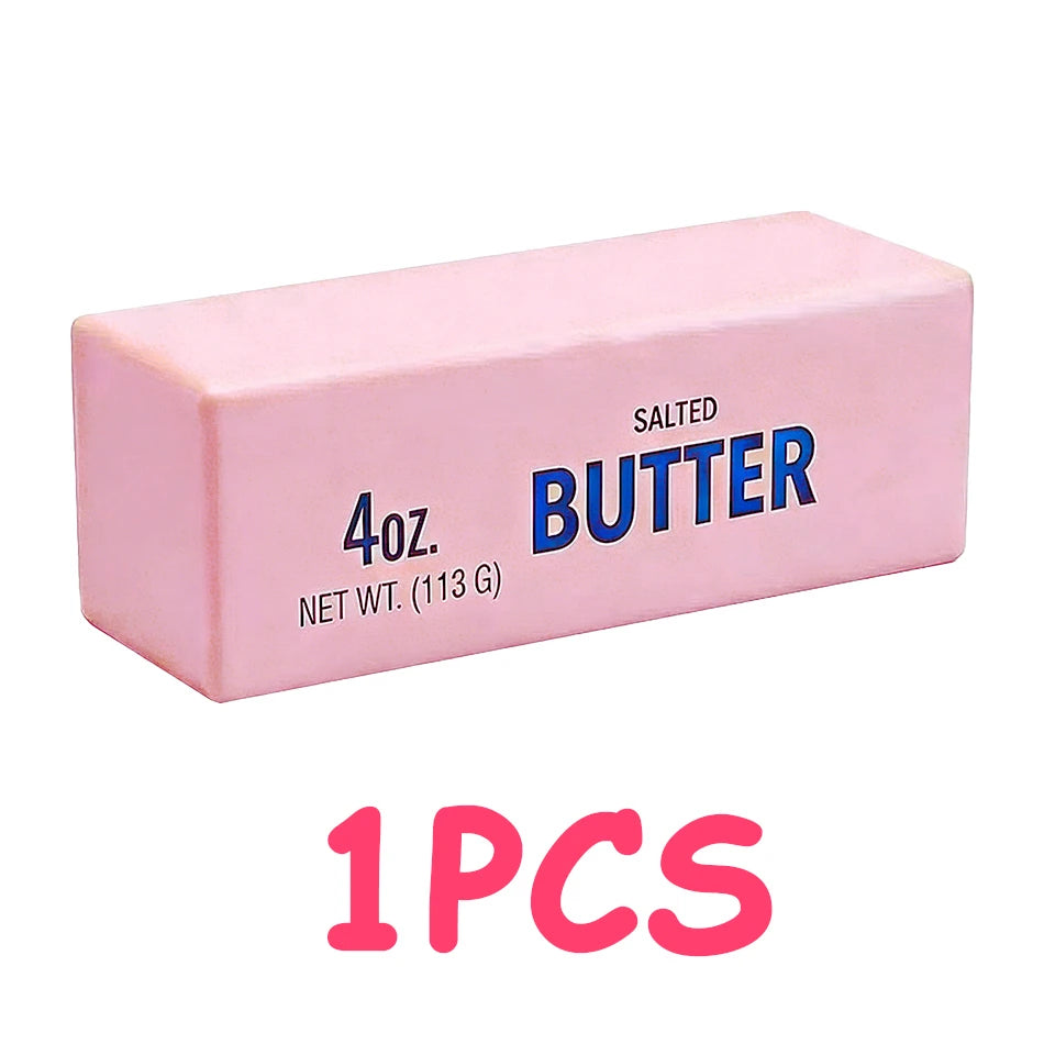 In Stock Butter Stick Squishy Toy Slow Rising Squeeze Toy Butter Bar Brick Squishy Fidget Toy Anti Stress Release Relax Gift