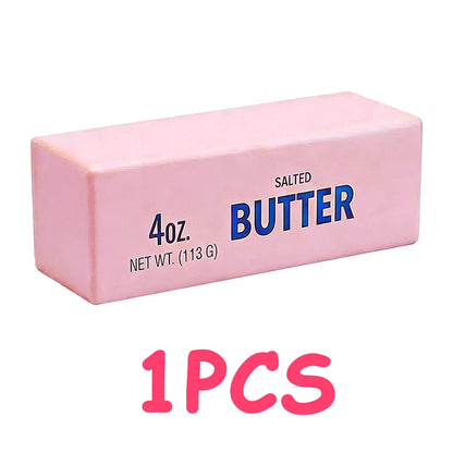 In Stock Butter Stick Squishy Toy Slow Rising Squeeze Toy Butter Bar Brick Squishy Fidget Toy Anti Stress Release Relax Gift