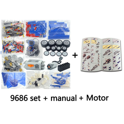 STEM Technical Parts Multi Technology Programming Educational School Students Learn Building Blocks DIY Set For Kids Toy