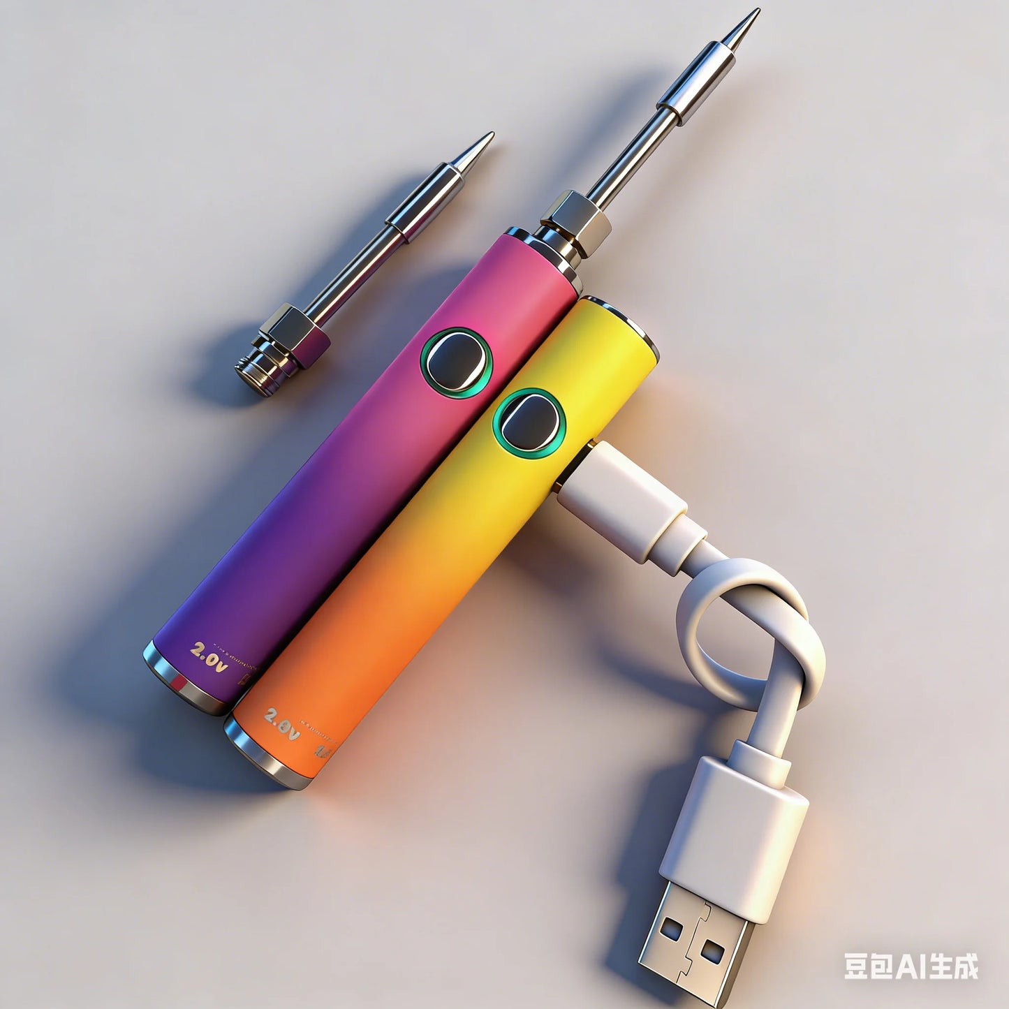 1pcs  650mah DIY Twist Battery, 510 Thread Rod Adjustable Voltage, Electric Soldering Iron Pen Solder Repair Tools