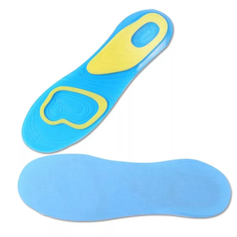 Silicone Non-Slip Gel Soft Sport Shoe Insoles Massaging Insole Orthopedic Foot Care for Feet Shoes Sole Shock Absorption Pads