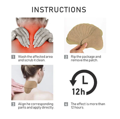6/30PCS Knee Joint/Neck/Foot/Lumbar Pain Plaster Wormwood Extract Medical Sticker for Arthritis Rheumatoid Body Fatigue Patches