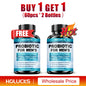 Probiotics Capsules for Men, Nutritional Absorption, Digestion, Immune Support, Prostate & Urinary Health, Reduce Bloating
