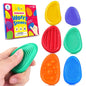 Sensory Fidget Toys Stone for Kids 6 Pack Textured Soft Worry Stone for Autism ADHD Teens Anxiety Stress Relief Toys Set
