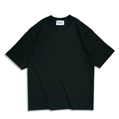 WAVLATII Oversized Summer T Shirts for Women Men Brown Casual Female Korean Streetwear Tees Unisex Basic Solid Young Cool Tops