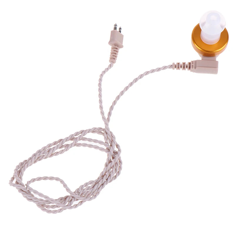 【B】Hearing Aid Unilateral Cord Wire+BTE Hearing Aid Receiver Amplifier Speaker