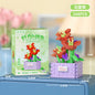 Bouquet Flower Mini Diy Building Block Toys for Children Bricks Blocks for Adults Constructor Micro Bricks Construction Set Gift