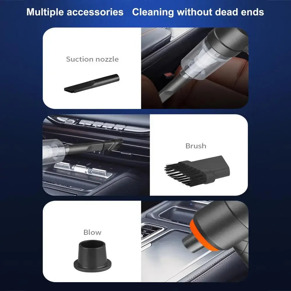 6000PA Car Vacuum Cleaner Portable Wireless Cleaner for Home Appliance Powerful Cleaning Machine Car Cleaner for Keyboard ﻿