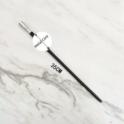 Anime Cosplay Metal Core Magic Wand Decoration Toy Accessories For Kids Bacchetta Di Plastic Magic Stick