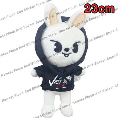 *SKZOO Kpop Plush Toys,Wolf Bear Foxes Duck Cartoon Cute Plush Animal Backpack Dolls, Large Messenger Bag, Throw Pillow, Gift