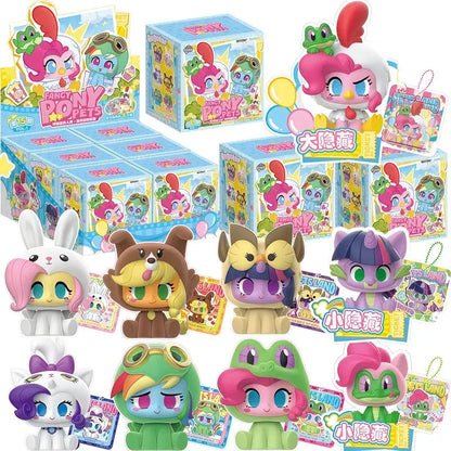 Hot Sale  KAYOU My Little Pony Kadder Mini Figure V2 Blind Box Adventure Pony Trip Box Play Desktop Ornament Toy Birthday Gift