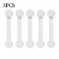 2/5PCS baby proof Cabinet Locks  Multi-function Security Protection Locks Baby Safety Lock Child Protect Refrigerator Lock