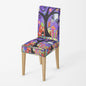Home chair cover Oil painting style kitchen chairs Coversadjustable dining elastic fabricchairs covers chair cover for wedding