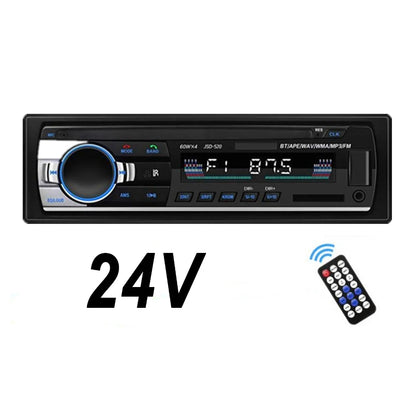 12/24V 60W Car MP3 Player Stereo bluetooth Audio Radio Car Truck Usb Bluetooth Handsfree Call Car USB Card Insert MP3 Radio Kit