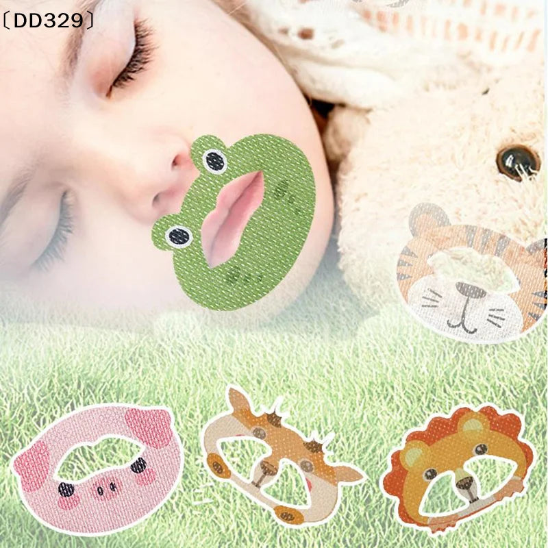 30PCS Kids  Anti-Snoring Stickers Sleeping Closed-mouth Stickers Breathing Correction Patch Shut Up Patch Orthosis Tape〔DD329〕