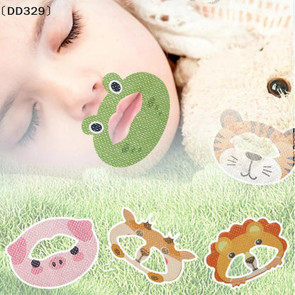 30PCS Kids  Anti-Snoring Stickers Sleeping Closed-mouth Stickers Breathing Correction Patch Shut Up Patch Orthosis Tape〔DD329〕