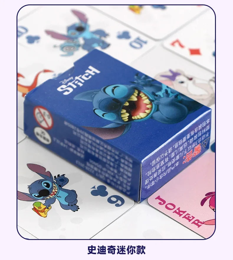 Disney Mickey Frozen Stitch Poker Lots-o'-Huggin' Bear Playing Cards Playing Cards Poker Indoor Family Entertainment Board Games